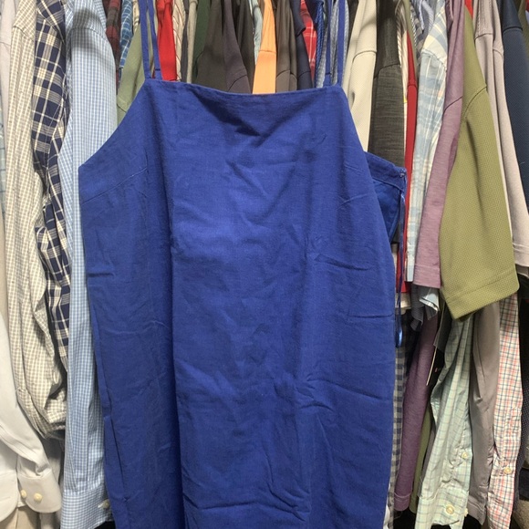 Banana Republic Blue Spaghetti Strap Mini Sundress - Picture 3 of 5